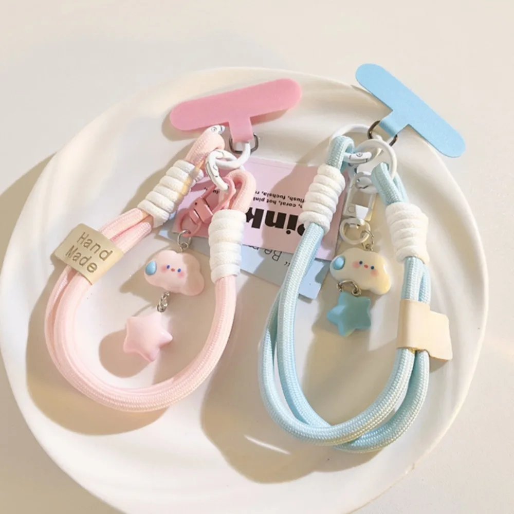 Fashion Cloud Cell Phone Lanyard Keychain Pendant Mug Camera Package Lanyard Handmade Bowl Rope Cell Phone Cases Pendant