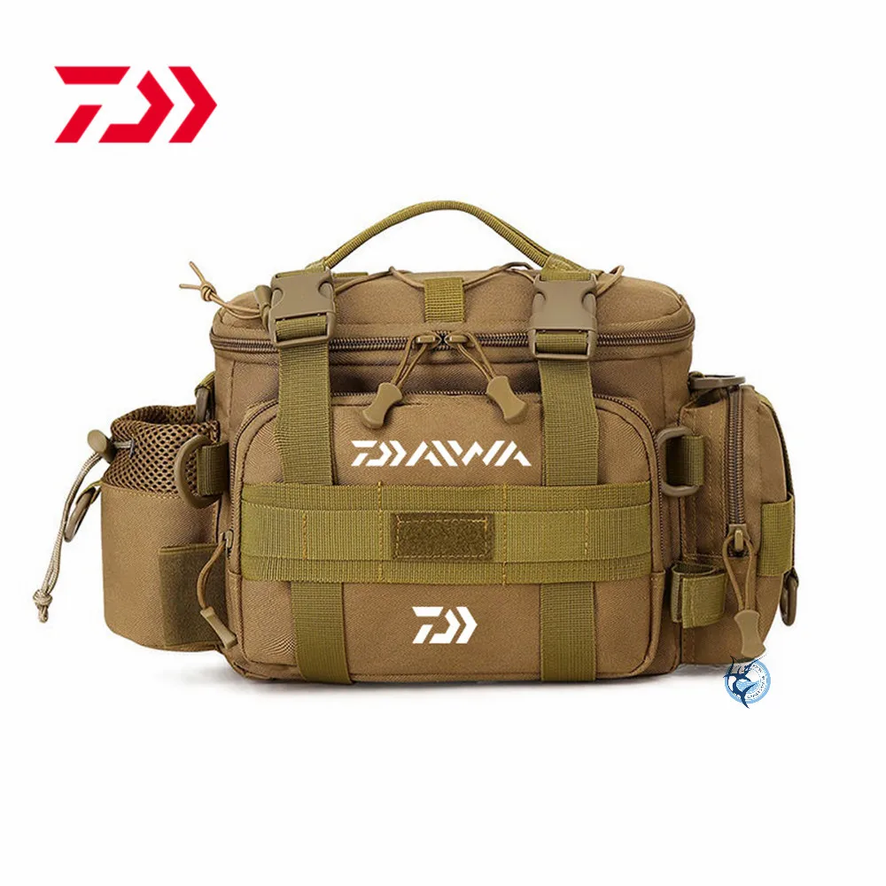 2023 New Daiwa Men's Oneshoulder Fishing Crossbody Bag Multifunction