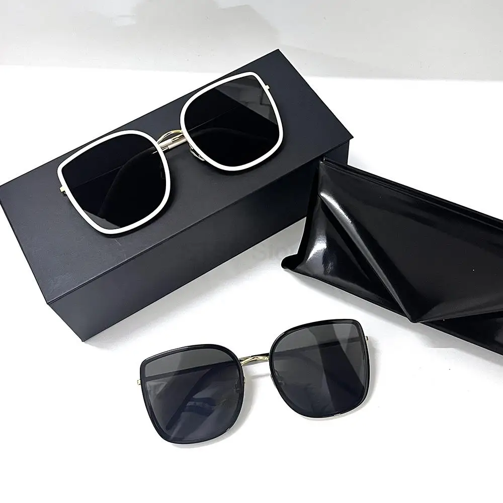 

2022 New Women Men Oversized Sunglasses Star Sunglass Fashion Gentle Lady Vintage Acetate Sunglasses Luxury Black Original Box