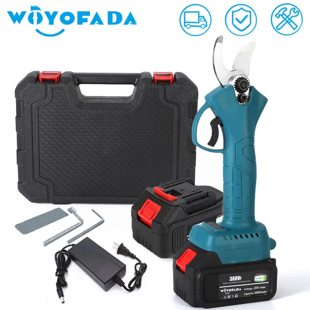 18 V 4 Gear Vezeték Nélküli Metsző Nyíró Hatékony Gyümölcsfa Bonsai Metszés Elektromos Fa Ágak Vágó Kompatibilis Makita Akkumulátor
