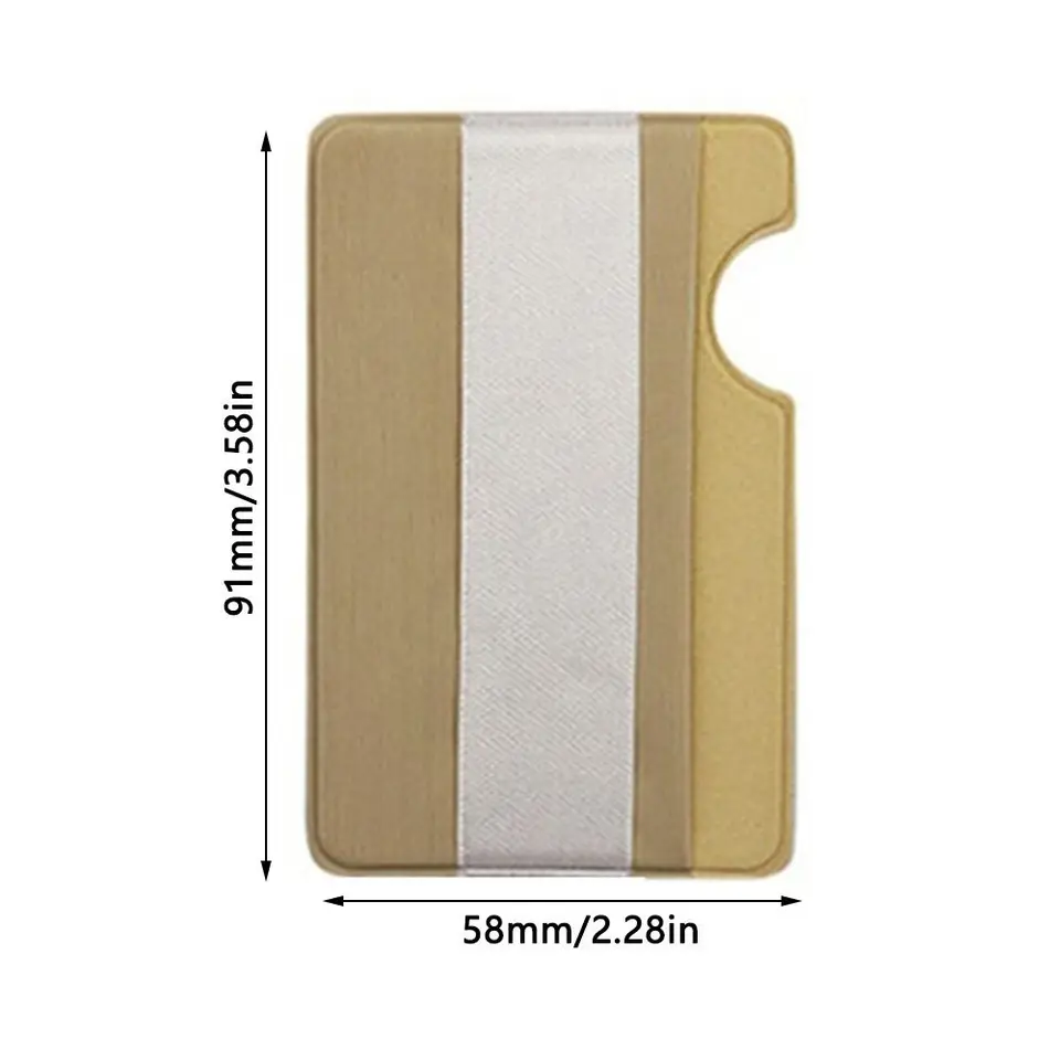 Tasca adesiva adesiva per custodia a portafoglio per telefono cellulare in tessuto tascabile per credo aziendale elastico di moda calda  1524