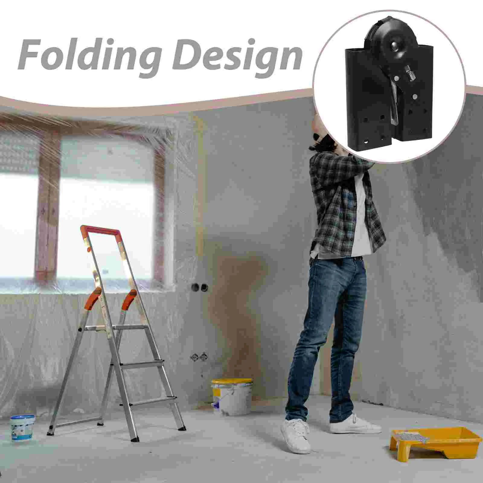 Folding Thickened Buckle Aluminum Alloy Hinges Ladder Accessories Replacement Kit Scaffolding Parts Construction Tools Attic