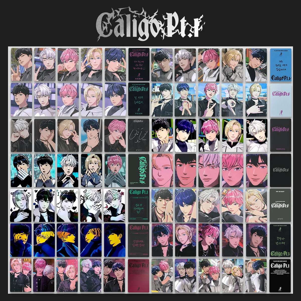 Kpop Photo Cards Photo Cards 5Pcs /set Korean Plave Photocards Lightstick Album Caligo Lomo Card