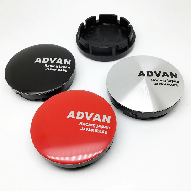 

4pcs 56MM For ADVAN Wheel Center Cap Hubs Car Styling Rims Hub Cover Logo Emblem Badge Auto Accessories