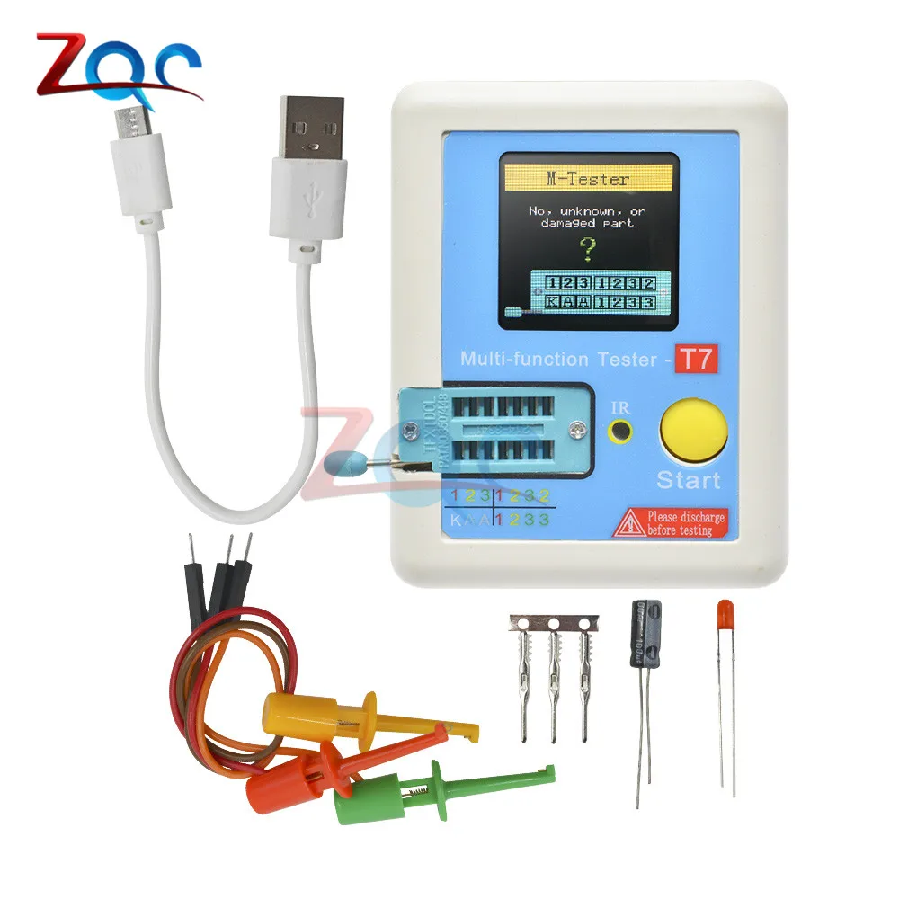 acid litmus paper LCR-TC1 1.8" TFT LCD Display Multi-meter Transistor Tester Diode Triode Capacitor Resistor Test Meter ESR LCR NPN PNP MOSFET COD magnetic tape measure Measurement & Analysis Tools