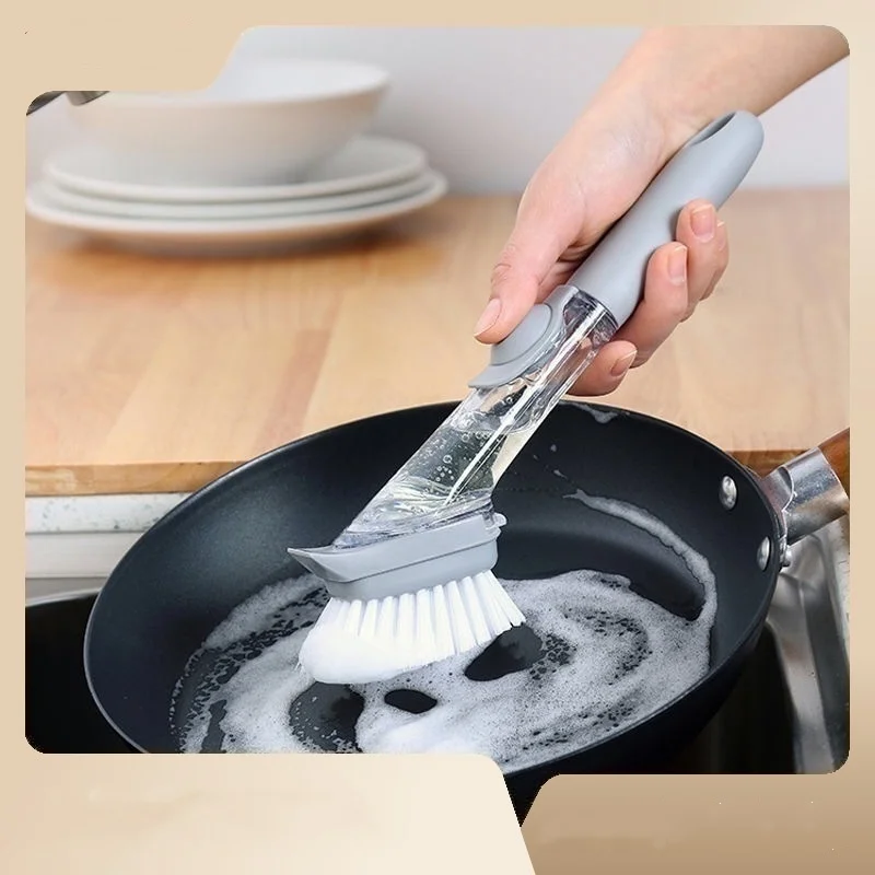 

Ultimate Multifunctional Liquid Washing Pot Brush for Your Kitchen - The Perfect Solution for All Your Cleaning Needs