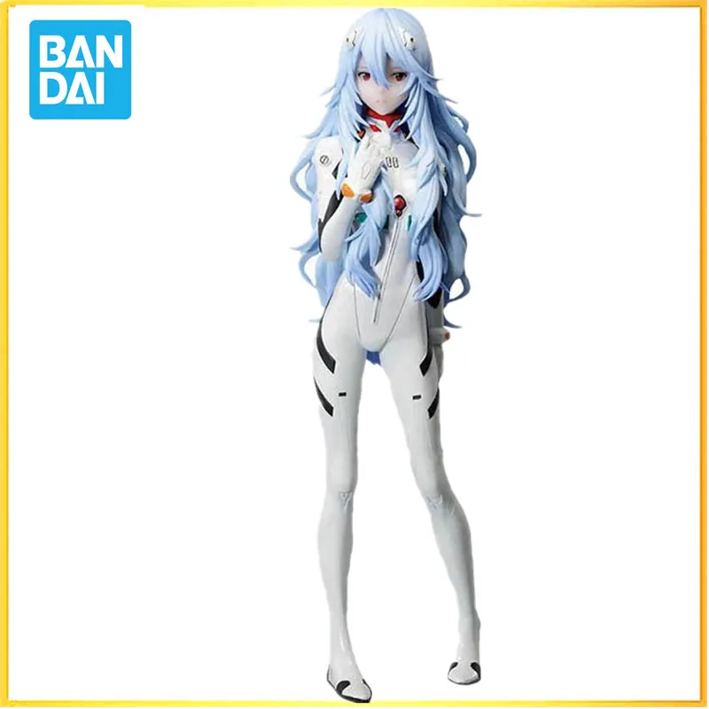 

Аксессуары Оригинальные фигурки Bandai Ichiban kuji EVA Evangelion E Award, аниме фигурки с длинными волосами, игрушки-модели, 21 см