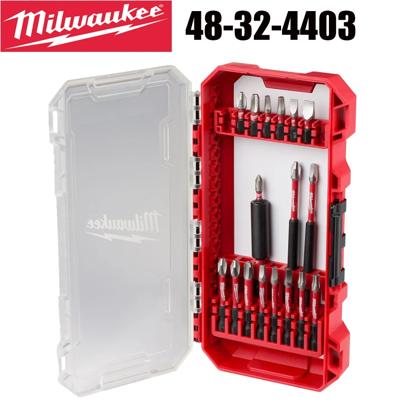 Milwaukee 48-32-4403 Набор бит ударного действия 18 шт. PH2 шлицевая деревянная/металлическая отвертка