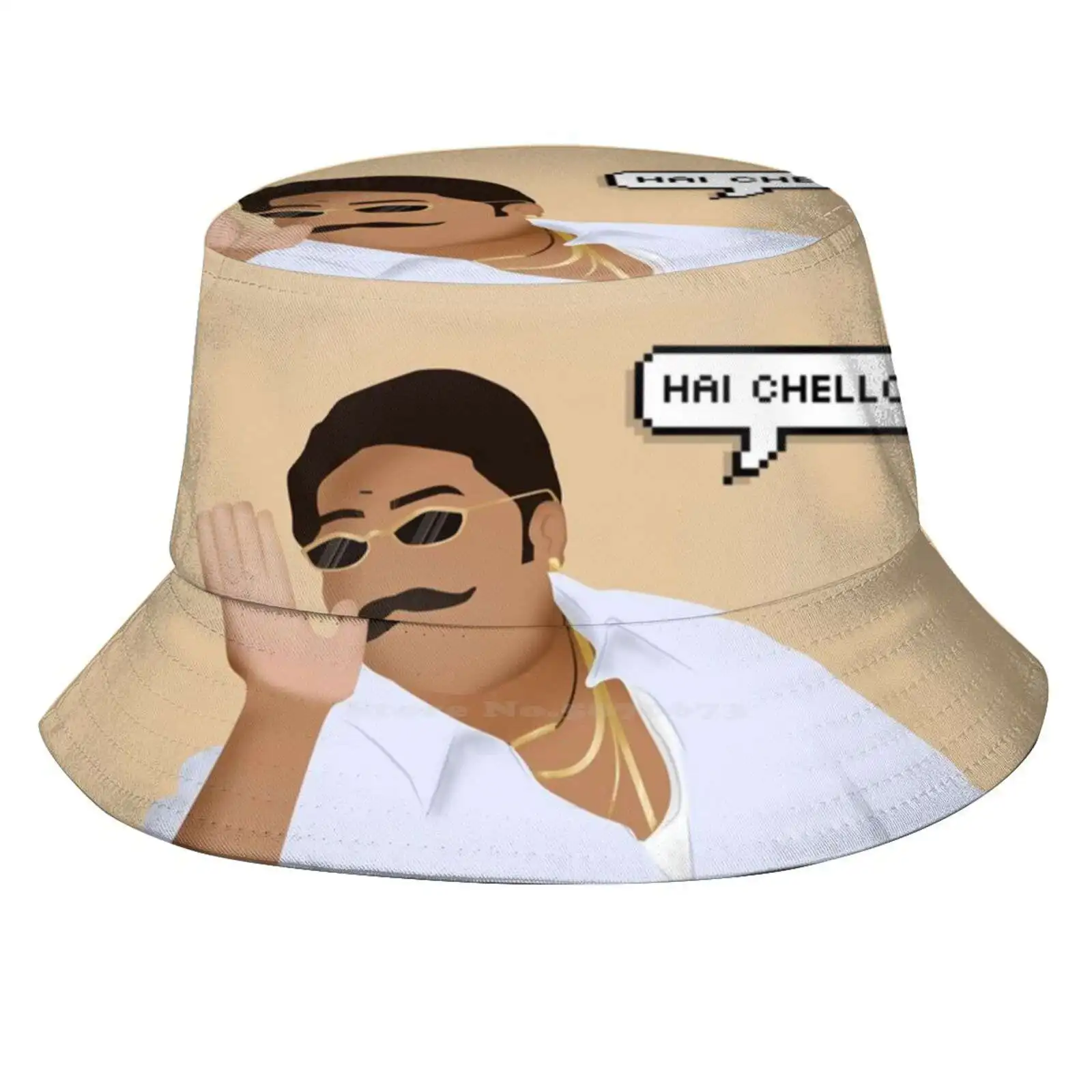 

Muthupandi - Ghilli Pattern Hats Outdoor Hat Sun Cap Muthupandi Ghilli Kollywood Prakash Raj Vijay Villan Tamil Movie Pop Cultur