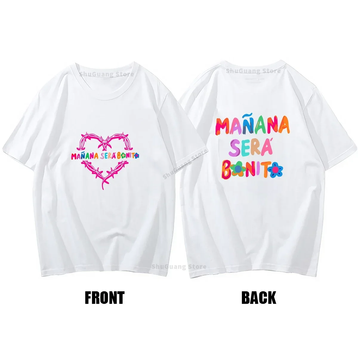 

Футболка женская с мультяшным принтом, стильная рубашка с принтом Манны чора Бонито, хлопок, кавайная одежда