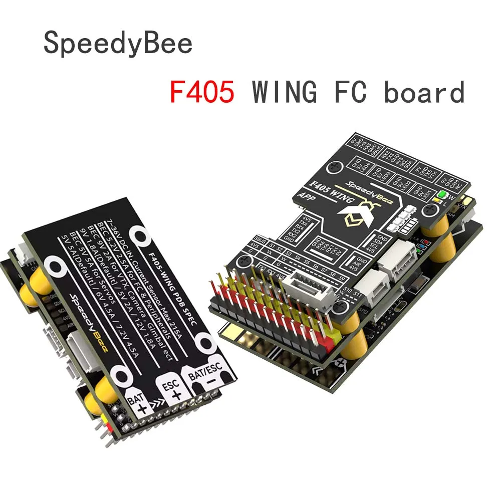 

1pcs SpeedyBee F405 WING APP FC Flight Control Board Support INAV/Adupilot firmware for RC Fixed Wing Model Airplane