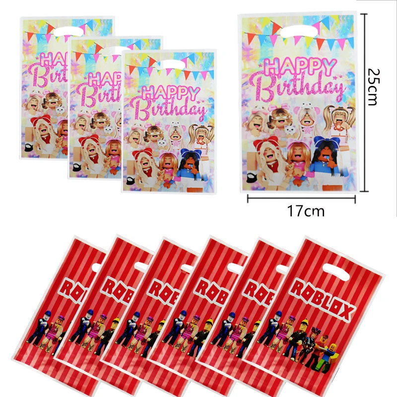 Roblox Girl Party Favors Treat boxes Set of 6 Birthday favors