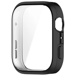 Enhanced TPU Protective Case and Screen Protector for Smartwatch - Full Coverage Bumper Shell (Black)