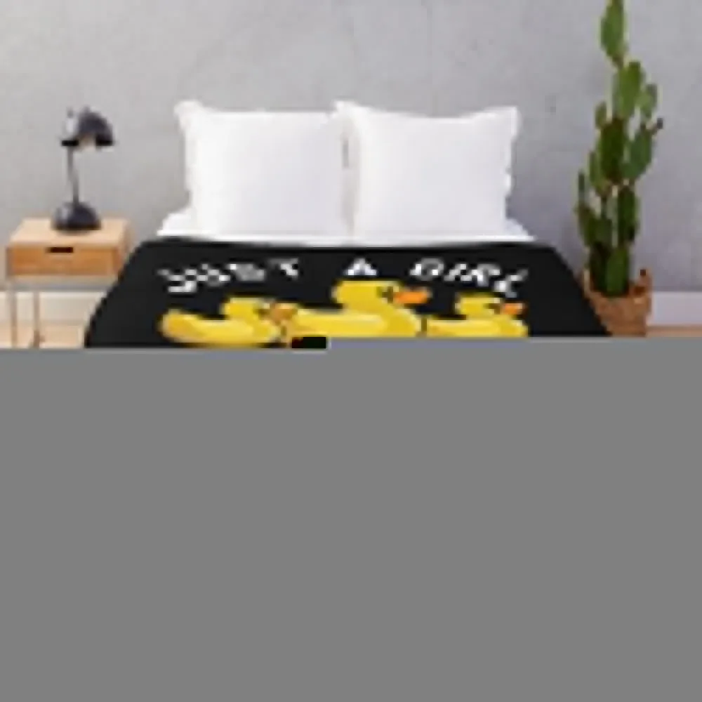

Duck Lover Just A Girl Who Loves Ducks Cute Duck Gifts for Women Girls Throw Blanket Decorative Sofas halloween Thins Blankets