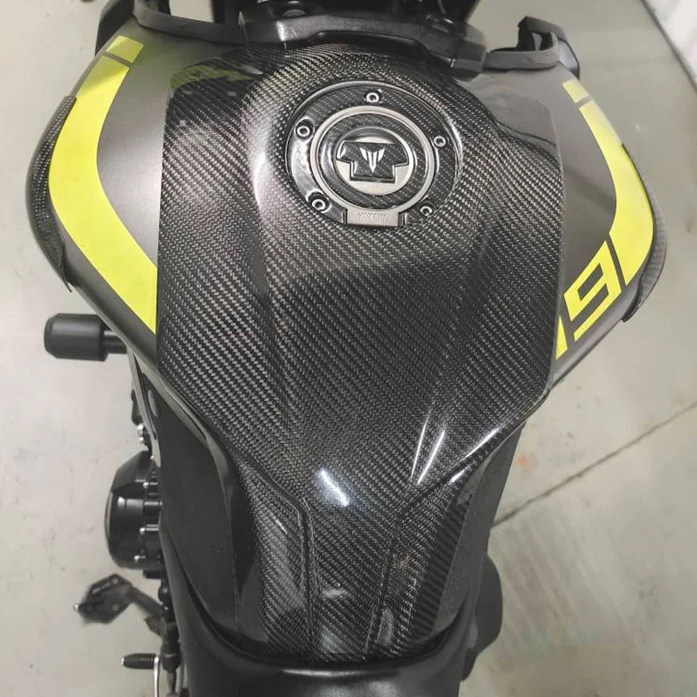 Lorababer Motorcycle Oil Gas Tank Cover For MT-09 FZ-09 Fuel