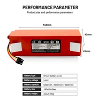 Replacement Battery for Xiaomi Roborock S55 S60 S65 S50 S51 S5 MAX Robot Vacuum Cleaner S6 Parts 14.4V 12800mAh - Image 6