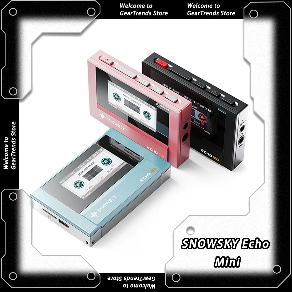 FIIO SNOWSKY Echo Mini ポータブル MP3 HiFi Bluetooth 音楽