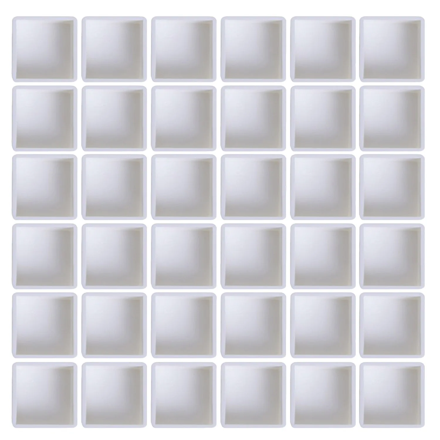 Plastic Paint Palette 100PCS 1ML Plastic Watercolor Half Paint Pans Tins Boxes for Painting
