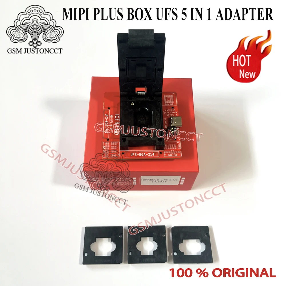 2026년 신제품 오리지널 ICFRIEND NB-UFS-5 IN1(UFS 153+254+297) 어댑터 (MIPITERST GERA2 및 미니 호스트용)