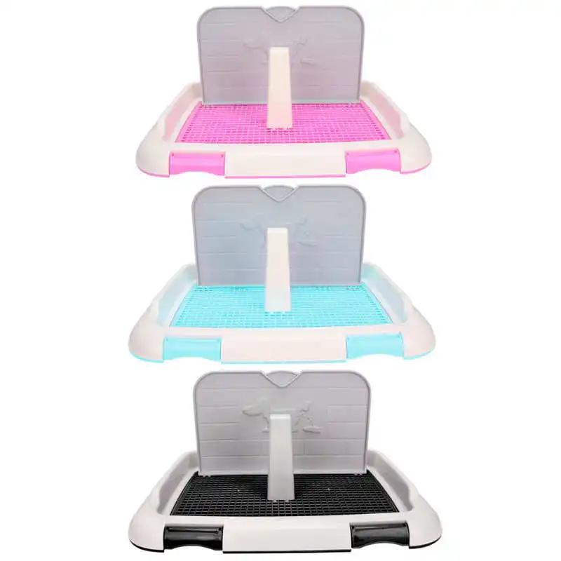 

Plastic Dog Toilet Indoor Puppy Training Toilet Dog Scheduled Urination Potty Tray For Small Dogs