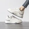 Split Leather White Shoes Women's Spring Thick-soled Heightened Casual Sneakers Popular Versatile Sneaker Zapatos De Mujer 6