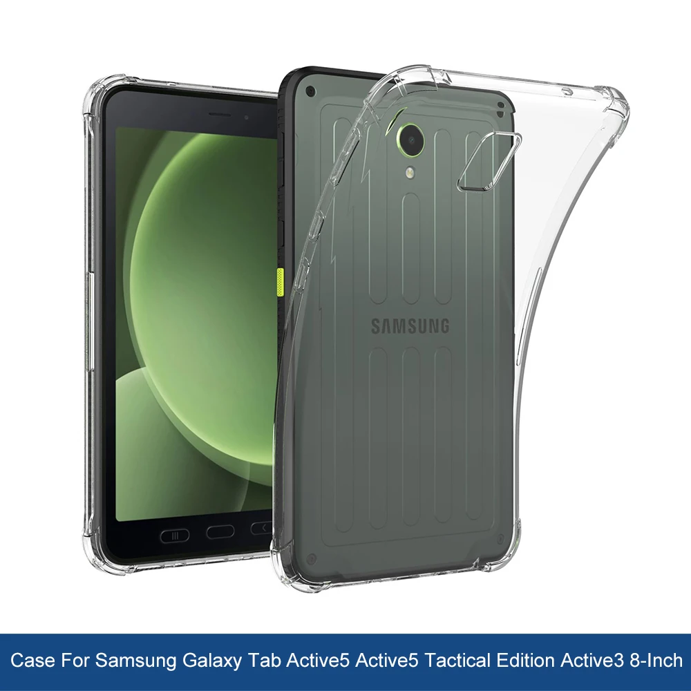 Rugged TPU Back Cover with Shockproof Airbags