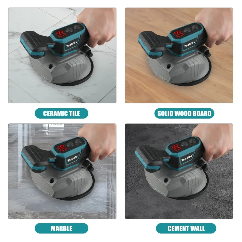 마키타 타일 시공기 조정 가능 고용량 벽 및 바닥 진동 방지 홈 데코레이션 도구