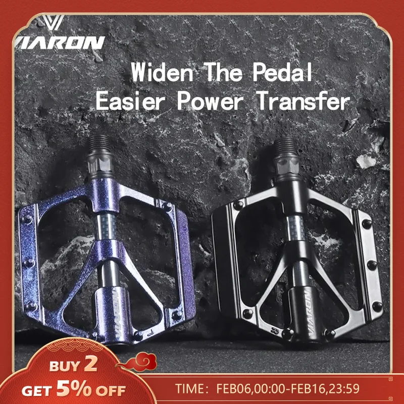 페달운동기구 웨스트 바이킹 CNC 3 베어링 자전거 페달, 경량 BMX MTB 로드 바이크 페달, 알루미늄 합금으로 만든 미끄럼 방지 사이클링 부품 10 VIARON 자전거 페달, 탄소 섬유 질감, 이중 베어링 페달, MTB 14 못, 미끄럼 방지, 알루미늄 페달, 자전거 액세서리
