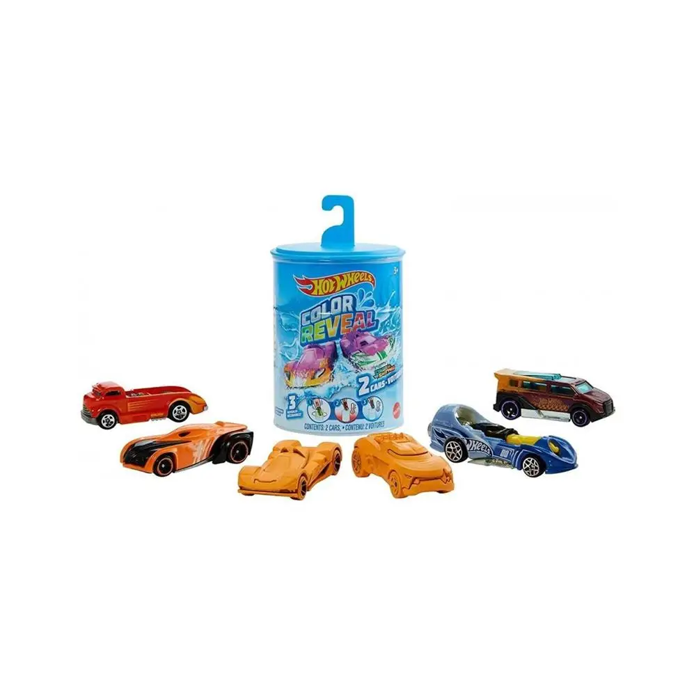 Hot Wheels Color Reveal, Color Changing Toy Car With Water, Assorted