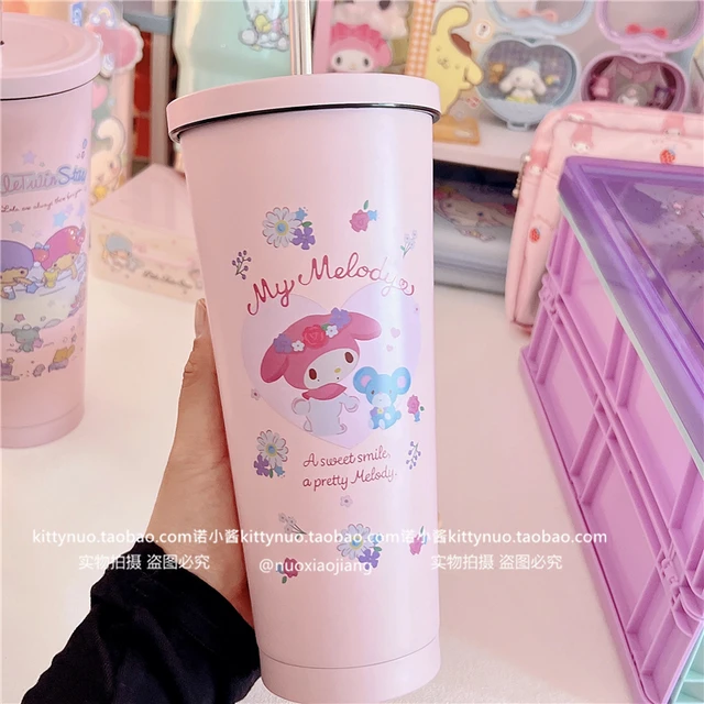 Cinnamoroll Kuromi Kawaii Tumbler Melody Reusable - Temu