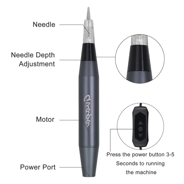 Newest Professional Makeup Tattoo Pen Machine Permanent Eyebrow Lip Contour Pen Beauty Art Tattoo Gun with