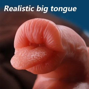 Big Dildo Wireless Vibrator for Women Clitoris Lick Stimulator Telescopic Massage Vaginal Sex Machine Oral Sex Toy for Adults 18 6