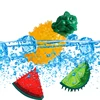 Pet Cooling Chew Toy Reusable Dog Cat Toy Teething Summer Cooling Watermelon Pineapple Lemon Durable Ice Frozen Fruit Shape Toys 2