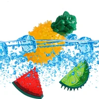 Pet Cooling Chew Toy Reusable Dog Cat Toy Teething Summer Cooling Watermelon Pineapple Lemon Durable Ice Frozen Fruit Shape Toys 2