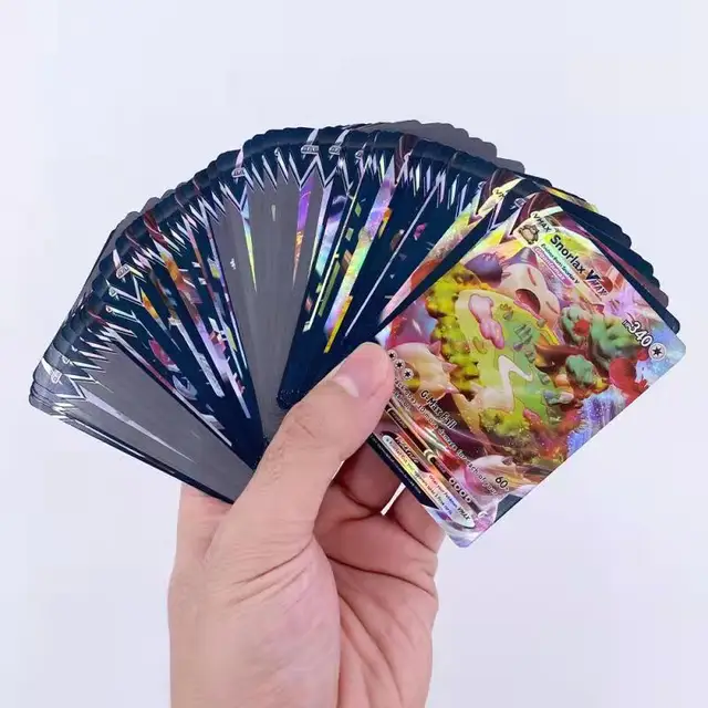 5-300Pcs Pokemon Kaarten 300 V MAX 300GX Children Battle English French Spanish Version Game Tag Team Shining Vmax Pokemon Cards 2