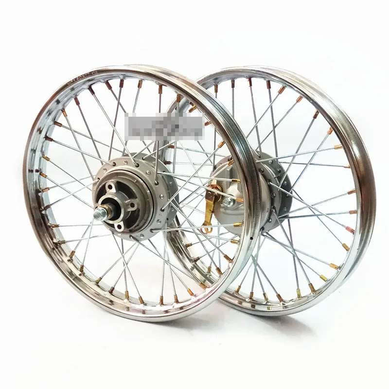 JH70 Motorcycle Accessories Retro Modified Front and Rear Wheels ...