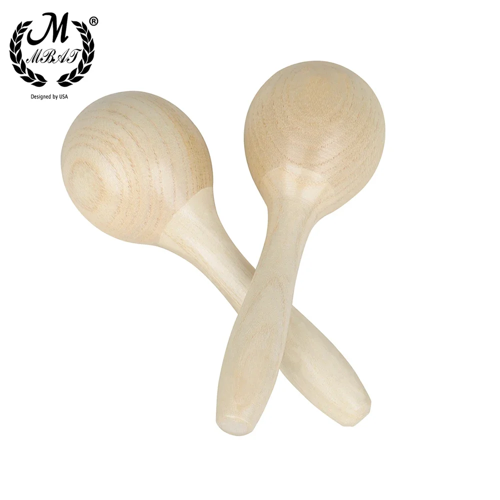 Sand Hammer Orff Musical Instruments Spruce Wood Maraca Rattle Shaker Toy Kids Educate Gifts Christmas Present Baby Toys wooden sand hammer,musical rattles
