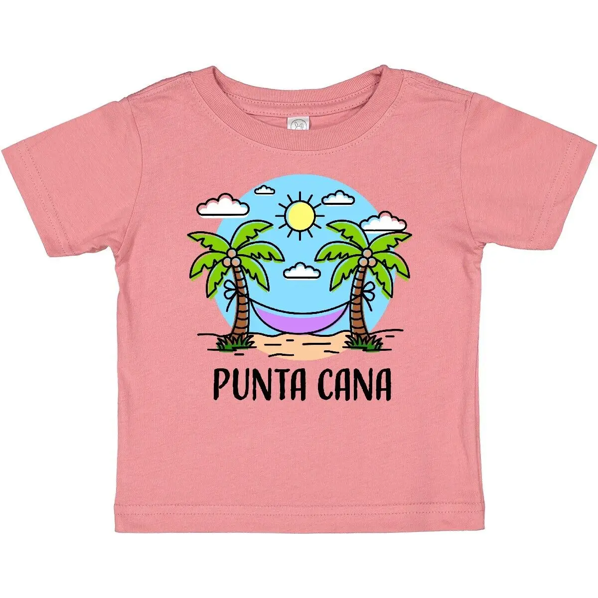 Inkpastic Summer Vacation A Punta Cana Baby T-Shirt Spring Break Dominicano Palm