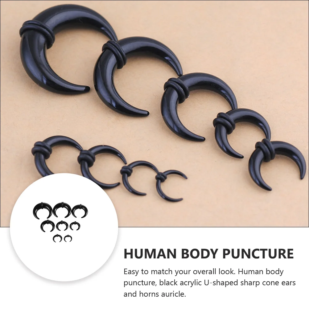 Ear Kit Stretching Gauge Jewelry Expander Septum Auricles Nose Plugs Acrylic Tunnels Auricle Spiral Set Body Taper Piercing kit
