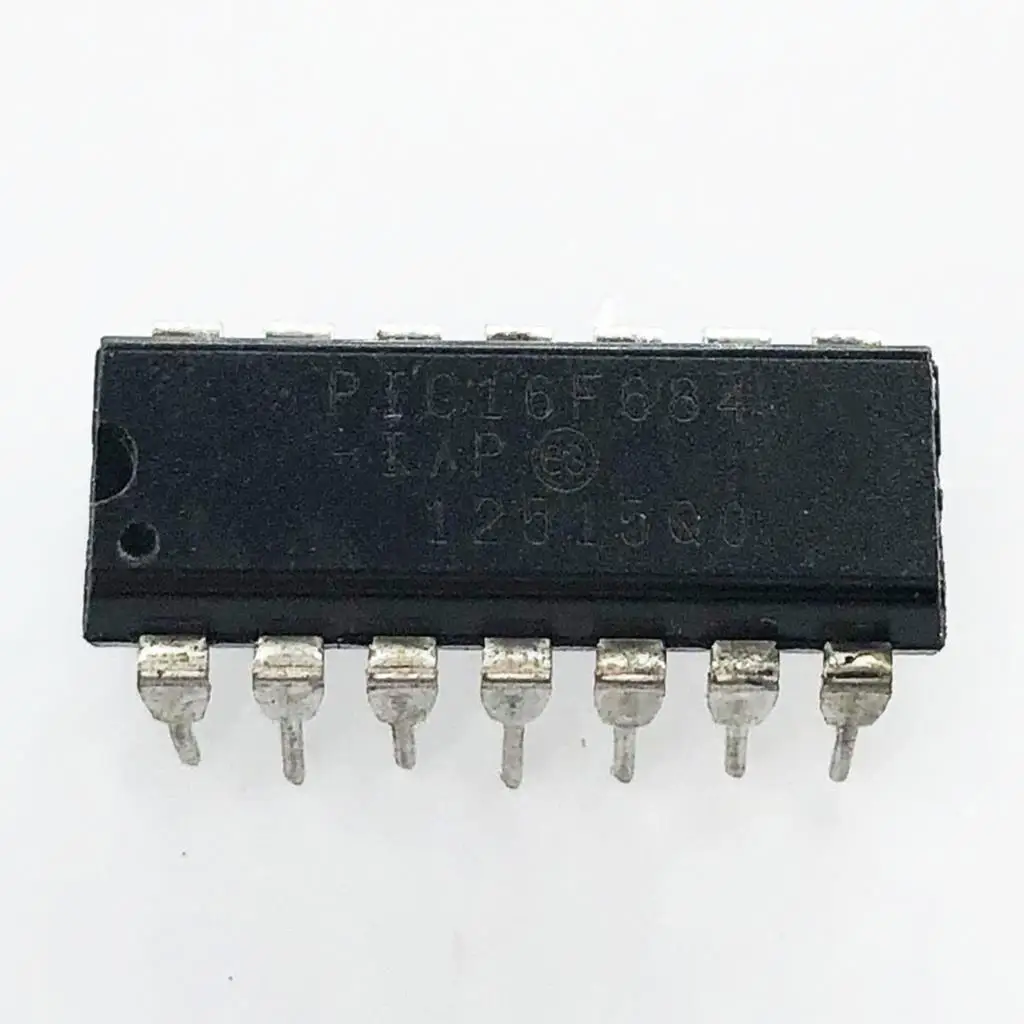 

10 шт. PIC16F684-I/P 16F684 DIP-14 IC MCU 8BIT 3.5KB FLASH NEW