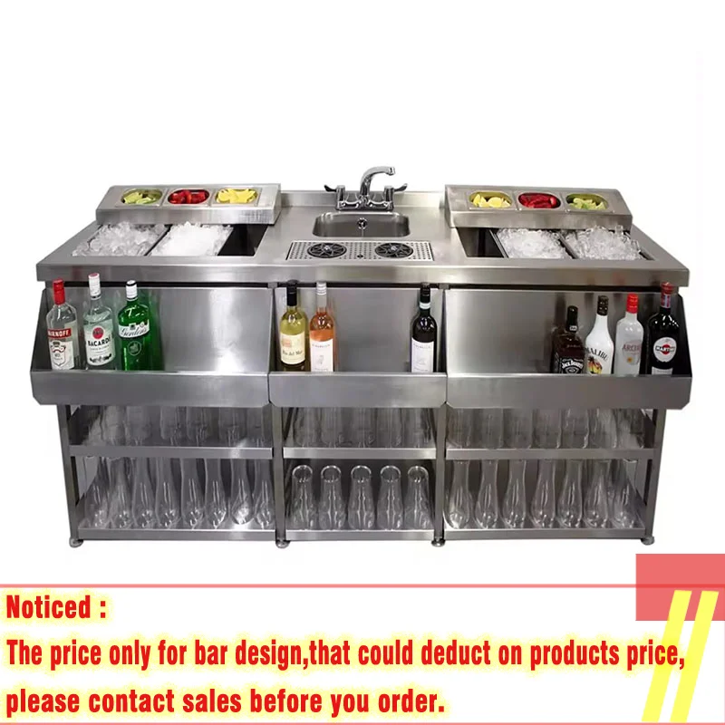 Cocktail Station Professional manufacturers one stop solution customization Stainless steel cocktail bar station
