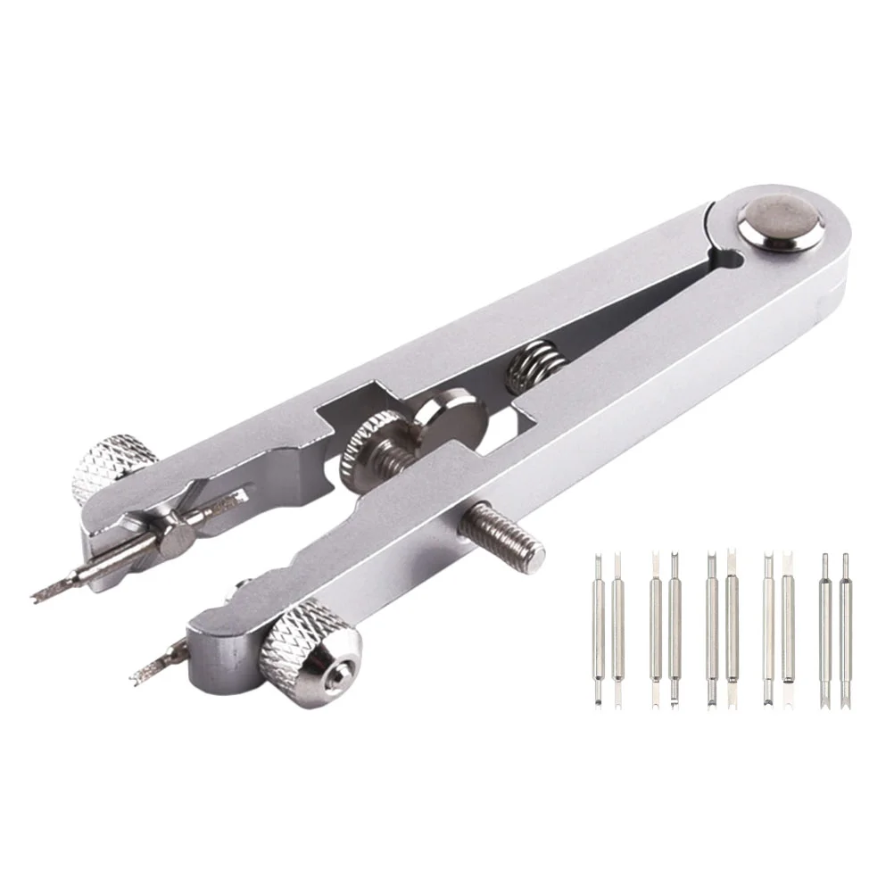 

Набор инструментов для ремонта часов, инструмент с пружиной, V-образный инструмент для удаления плоскогубцев часов со штифтом, 1 комплект