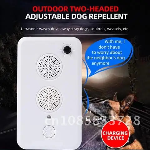 

Ultrasonic Bark Stopper Outdoor Dog Repeller Shop Garage Anti-disturbing Anti-noise Puppy Barking Control Training Device