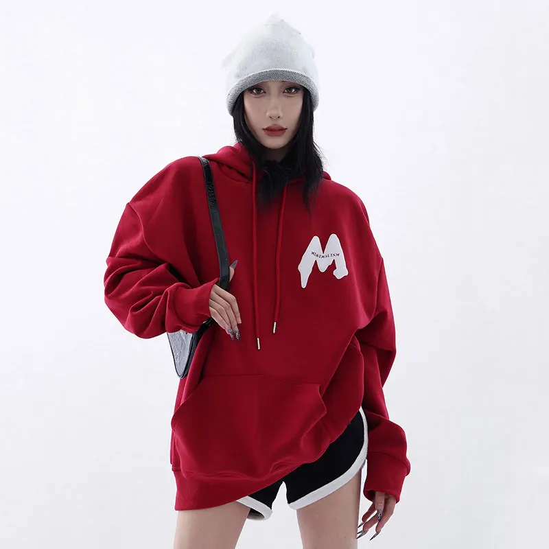 

Oversized Hoodie for Women Y2k Clothes 2023 New Spring Sweatershirt Streetwear Fashion Hooded Sweater Gothic Chic Female Tops