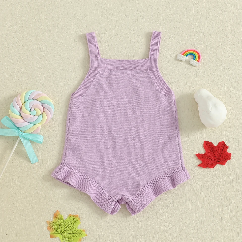 Baby Girl Halloween Ghost Knit Romper Costume