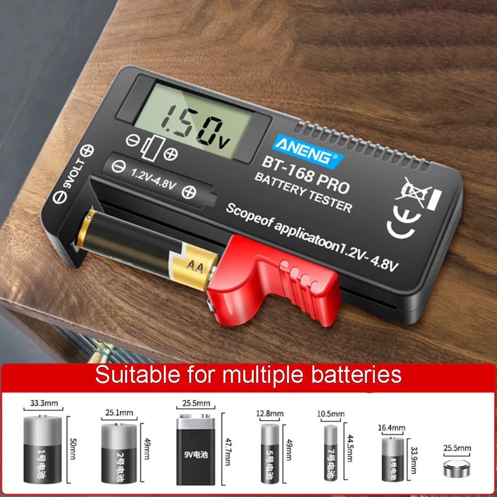 ANENG BT-168 PRO Battery Tester Digital Display Battery Meter Voltage Tester Electrical Analysis Instruments Measurement battery tester voltage tester
