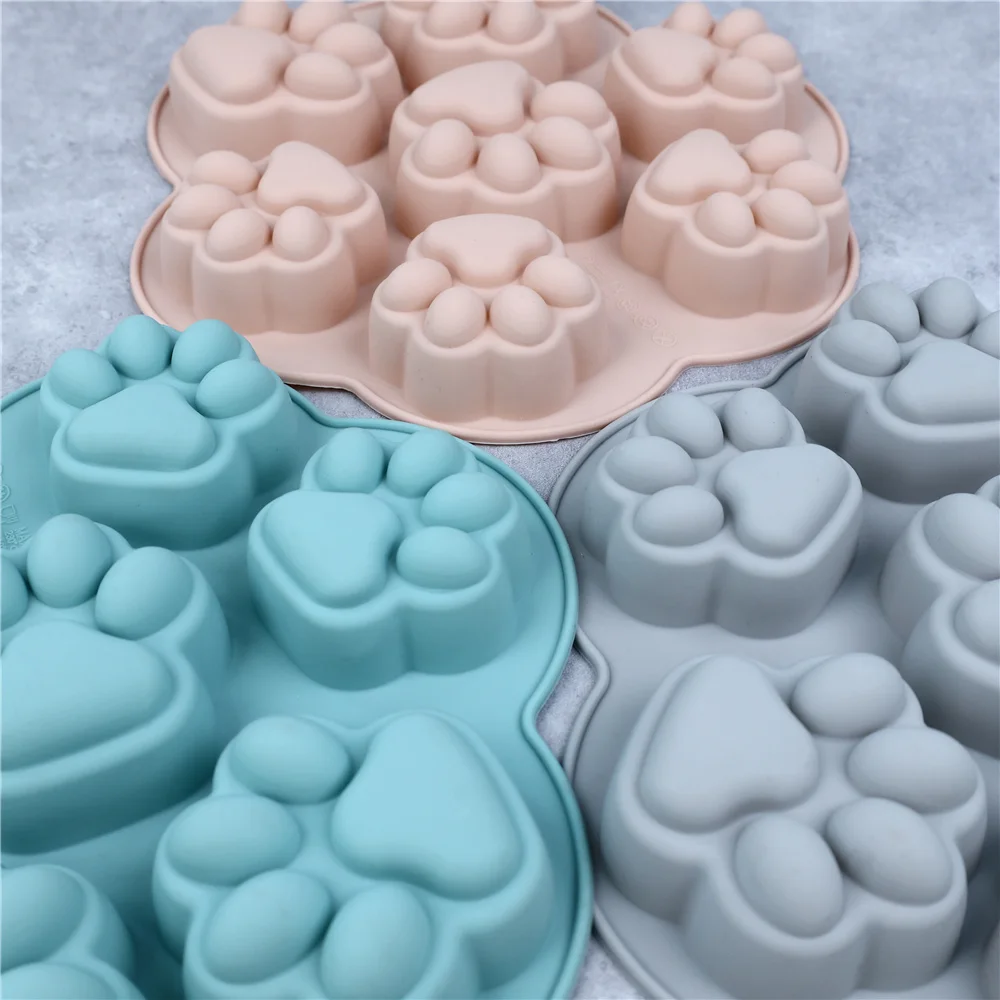 Paw Print Silicone Mold for Multi-Purpose Treats and Creations