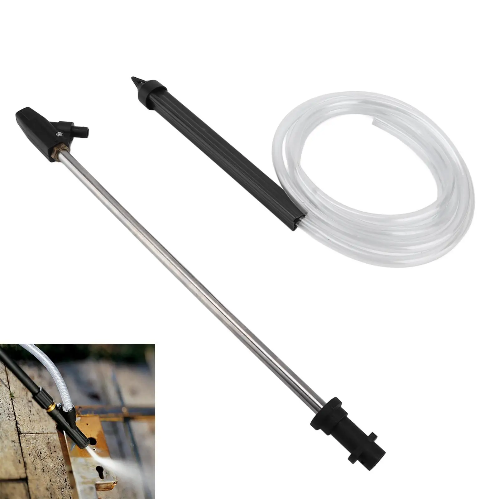 Wet Sand Blaster Quick Connect Sandblasting Kit Abrasive Cleaning Attachment with Hose for hard Dirt for old Paint rust