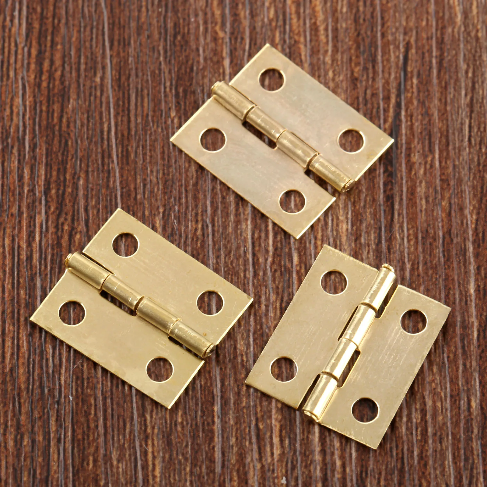 Furniture Hinge Wooden Box Hinge Cabinet Hinges 20Pcs 18*16mm With Screw
