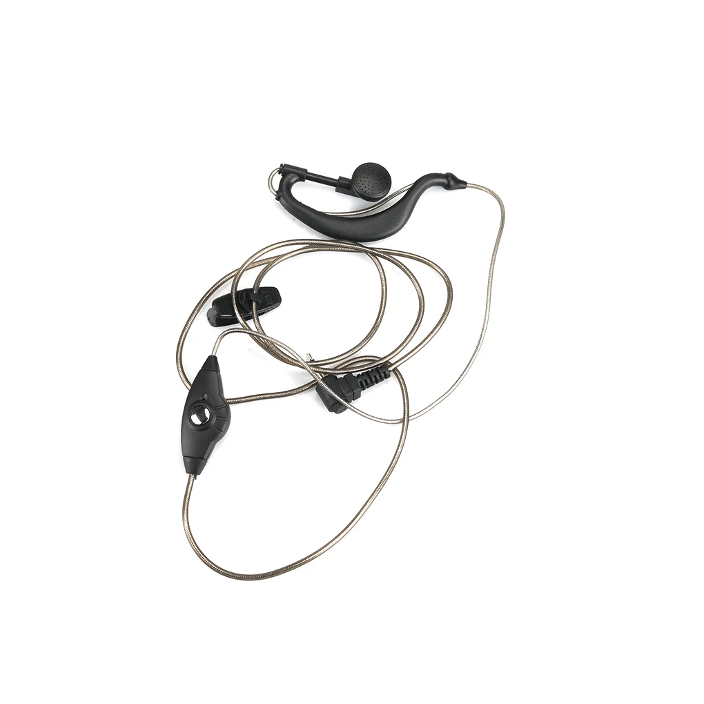 Xqf G-Shape Headset Big Ptt Mic Per Motorola Radio Tlkr T3 T4 T5 T6 T7 Cobra Mt200 T6000 Xtl446 Sx500 Walkie Talkie